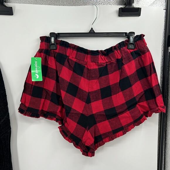 Honeydew Intimates Cabin Life Shortie Pajama Set - Black/Red - Medium - NWT - Picture 7 of 8